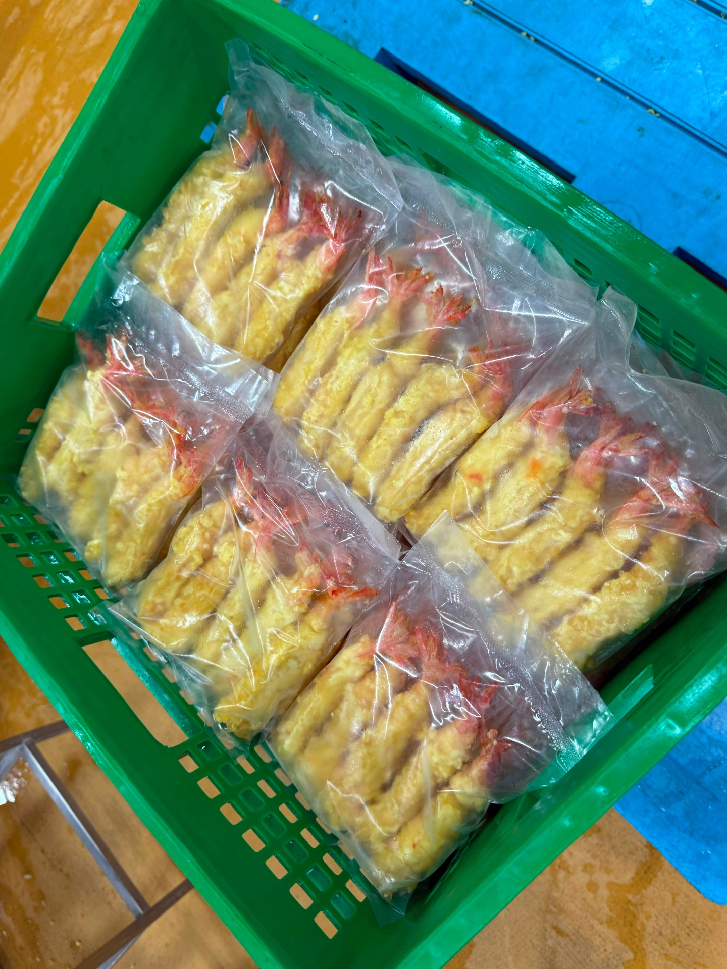 Ebi tempura shrimp — vacuum-sealed, foodservice ready.
